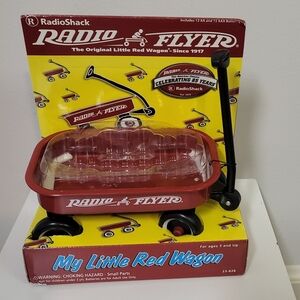 Radioshack Radio Flyer My Little Red Wagon - Red Kids Toy Vintage